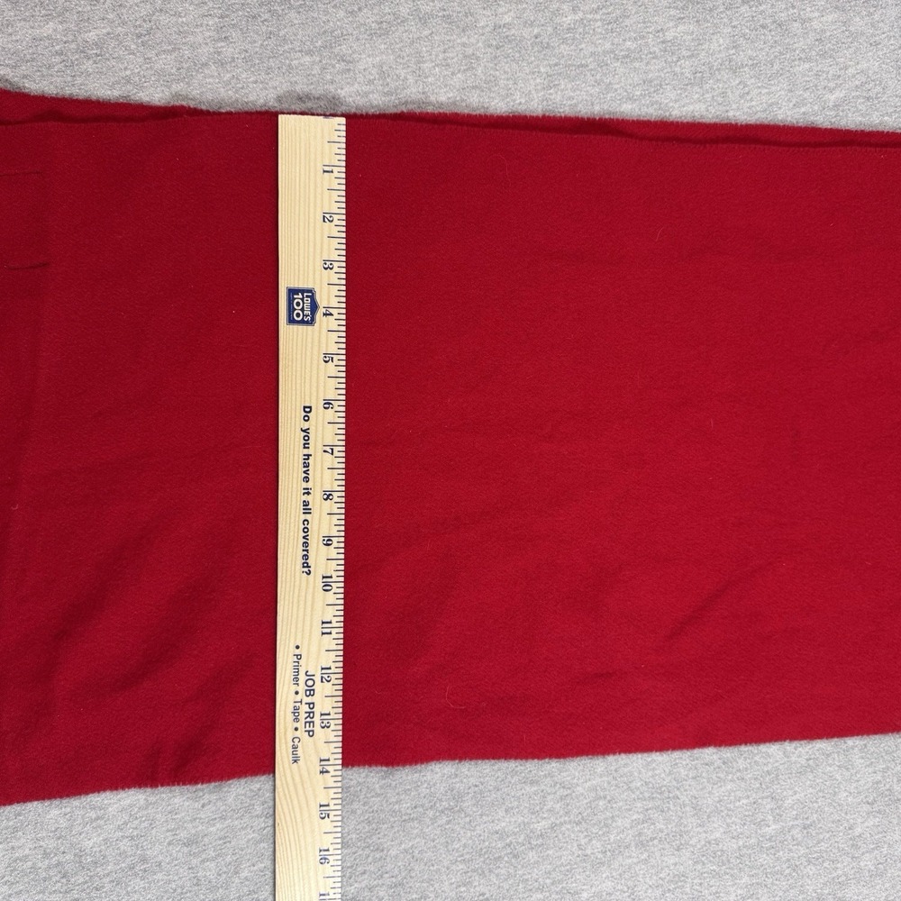 POLO RALPH LAUREN Signature Italian Wool Red Scarf with Pony - Picture 9 of 9